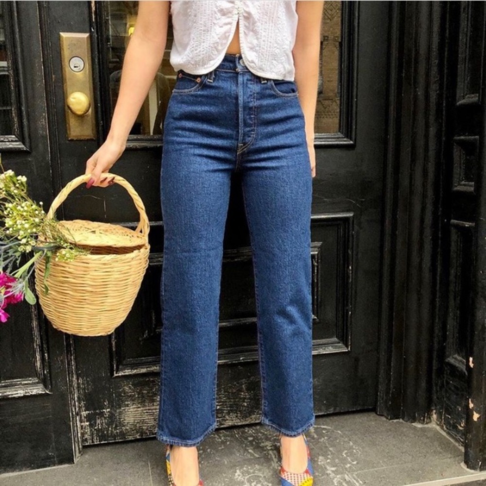 Levi's® Premium RIBCAGE STRAIGHT ANKLE JEANS - Picture 3 of 15